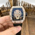 Replica Richard Mille RM52-06 Tourbillon Mask Watch Rose Gold & Diamond